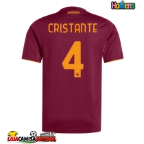 Camisa de Futebol AS Roma Bryan Cristante #4 Equipamento Principal 2025-26 Manga Curta